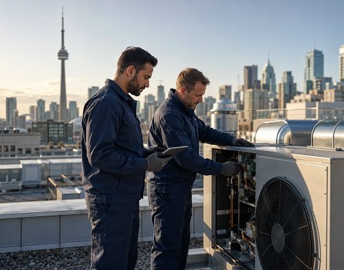 Toronto skyline and Sorena Energy service area